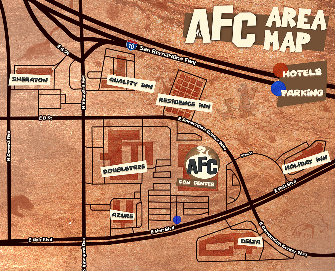 Dealers Den And Artists Map